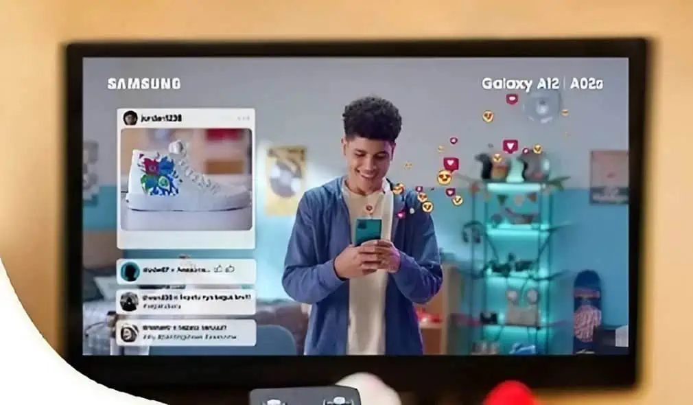 Contoh tayangan iklan tv samsung galaxy a12