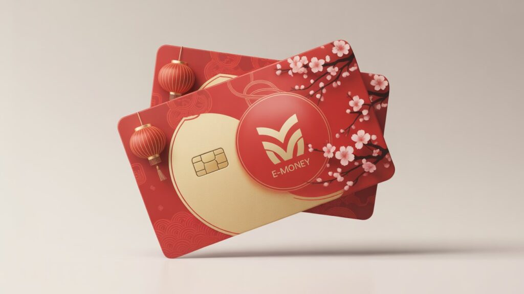 Jasa Vendor Cetak Kartu E-Money Custom Edisi Imlek