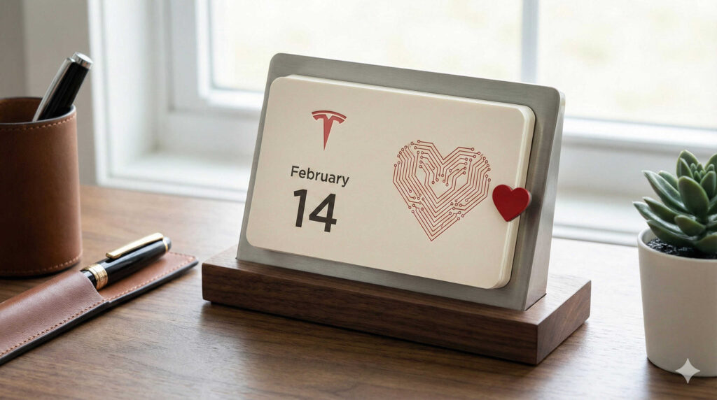 Cetak Souvenir Valentine Kantor Premium - Desk Accessories Eksklusif Kalender