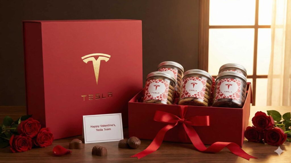 Cetak Souvenir Valentine Kantor Premium - Hampers Cookies dengan Packaging Branding Perusahaan