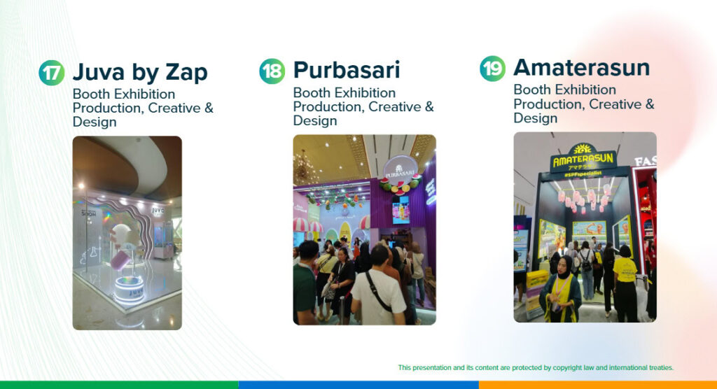 Jasa Event Organizer Jakarta - booth Amaterasun dan Juva by Zap