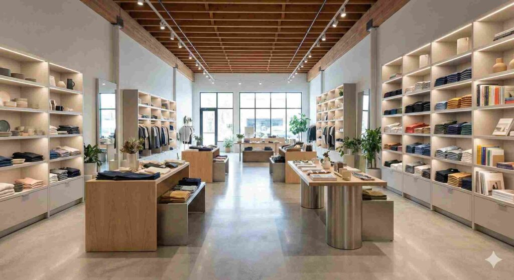 Jasa Visual Merchandising Ritel Profesional - Perancangan Layout Toko & Floor Plan