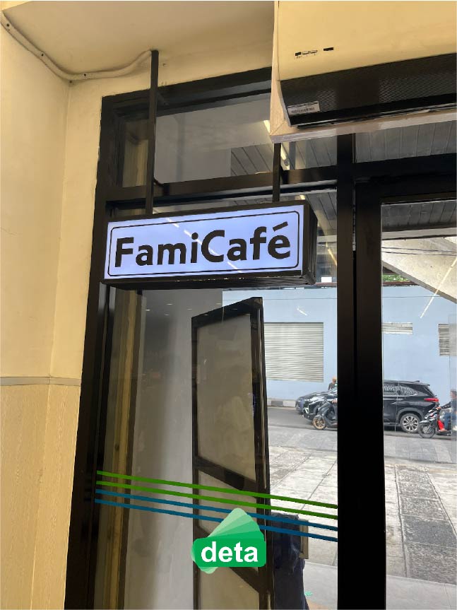 Neon Box family mart by Deta