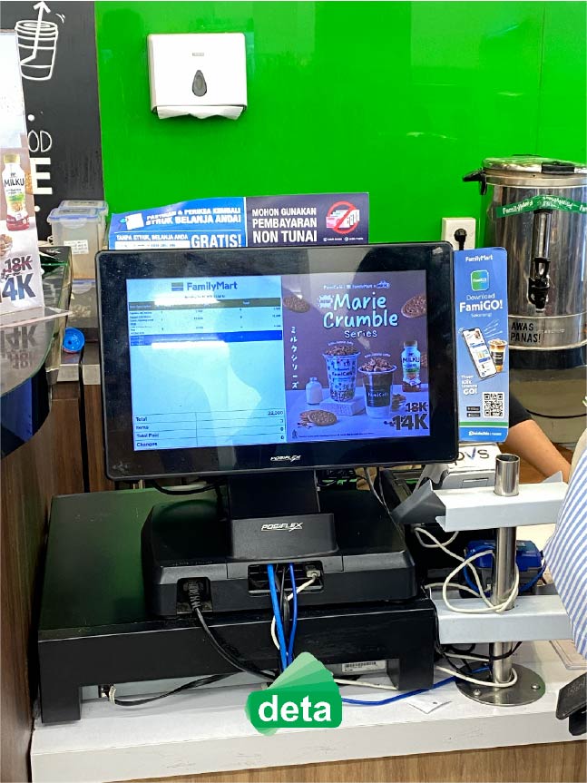 POSM ear and header by Deta