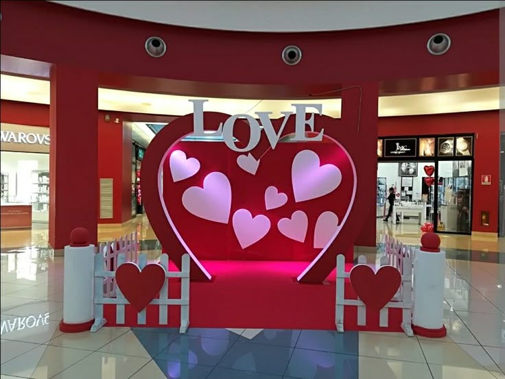 Vendor Booth Event Valentine di Mall Aesthetic - Booth Custom Special Design