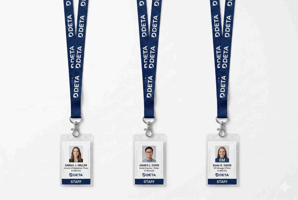 4 Jasa Pembuatan Merchandise Kantor Custom - Tali Lanyard Seragam Karyawan