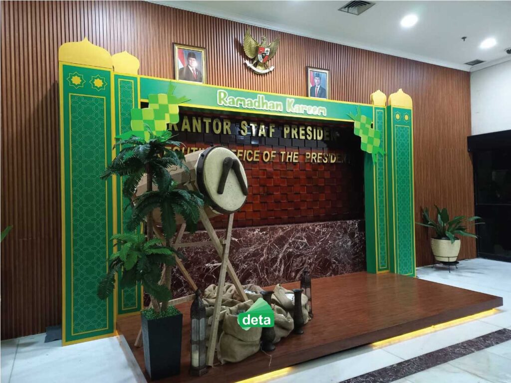 Jasa dekorasi Jakarta untuk lobi kantor sekretariat negara by Deta