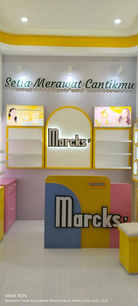 jasa pembuatan booth by deta untuk marcks