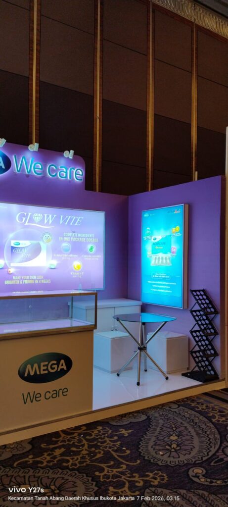 jasa pembuatan booth by deta untuk mega