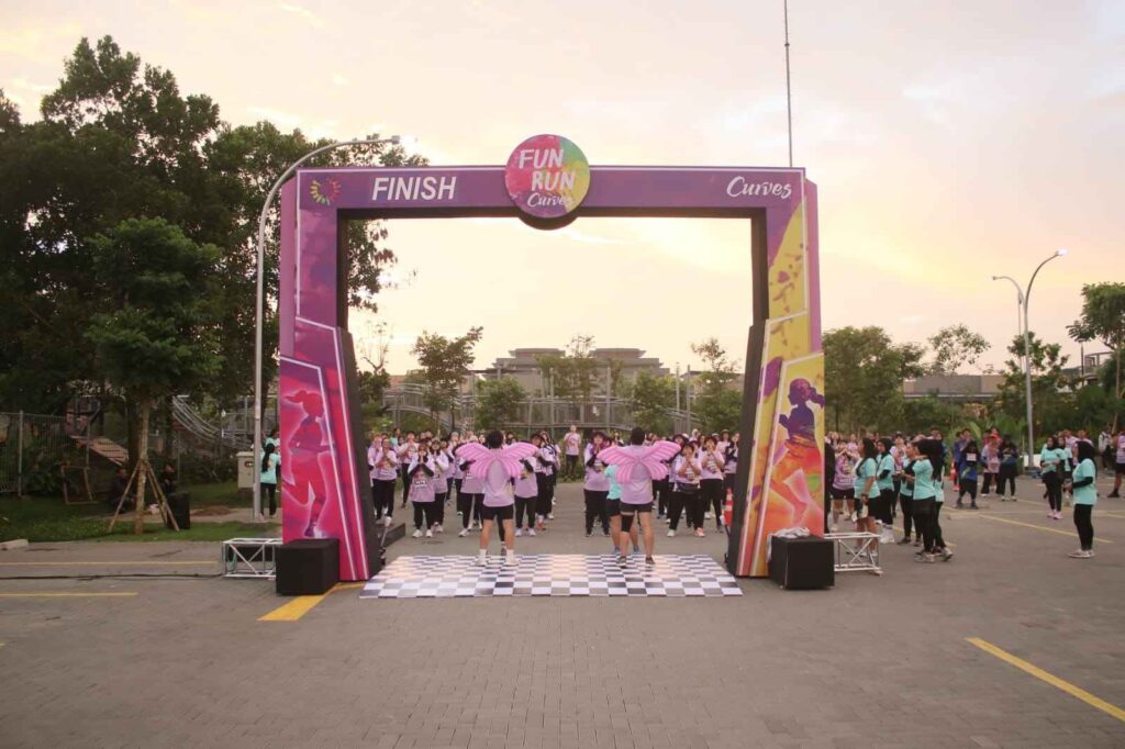 jasa pembuatan gate by deta untuk acara fun run