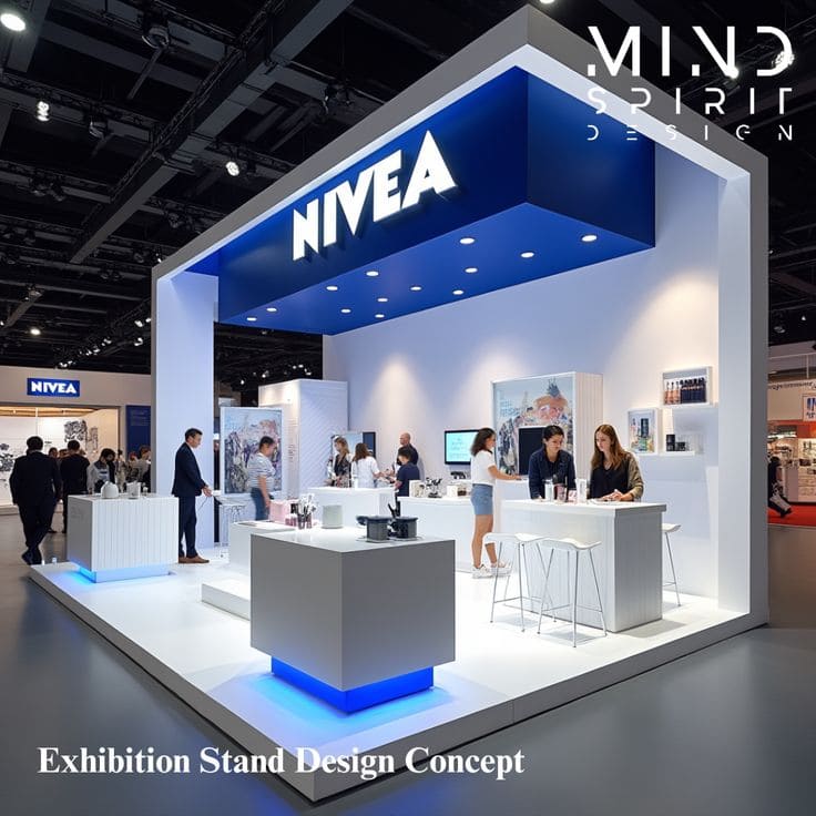 7 Ide Booth Pameran Minimalis - Meja Resepsionis Multi-Storage