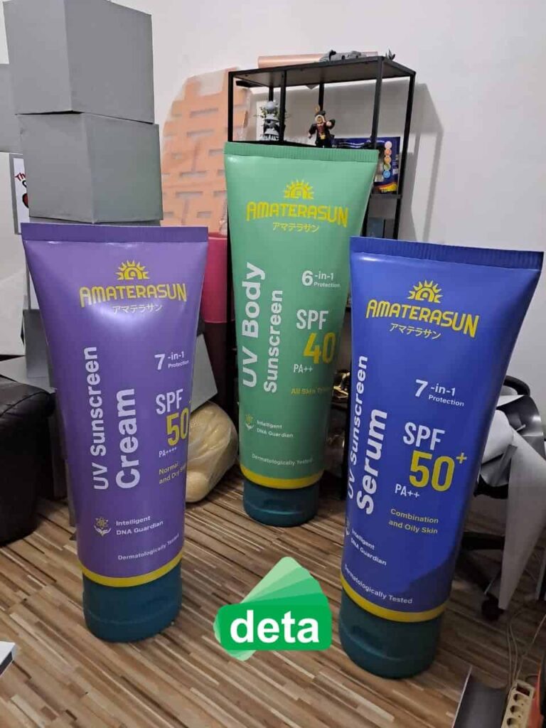 Jasa Pembuatan Dummy Product skincare amaterasun