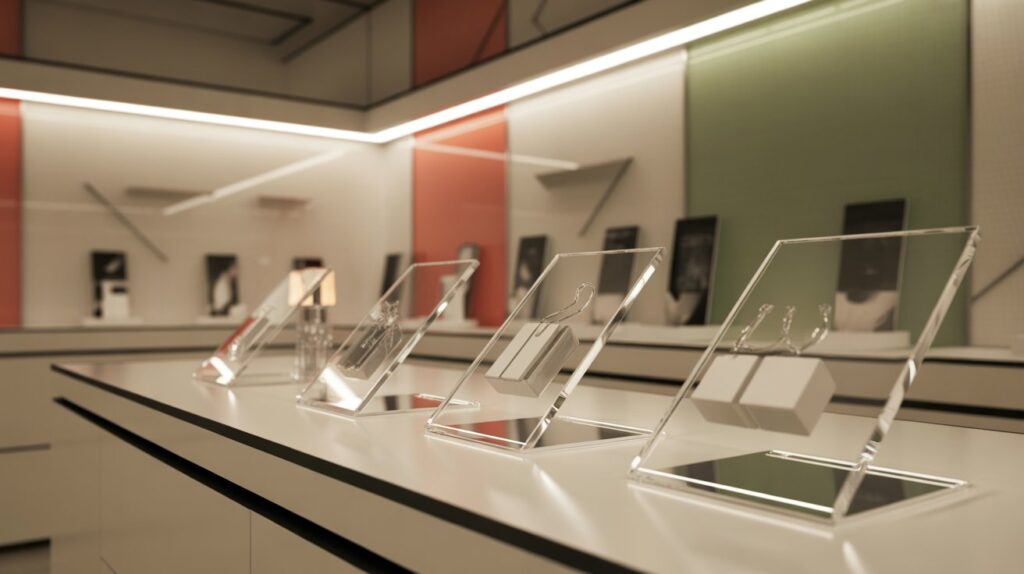 Jasa Pembuatan Acrylic Stand Display Full Custom