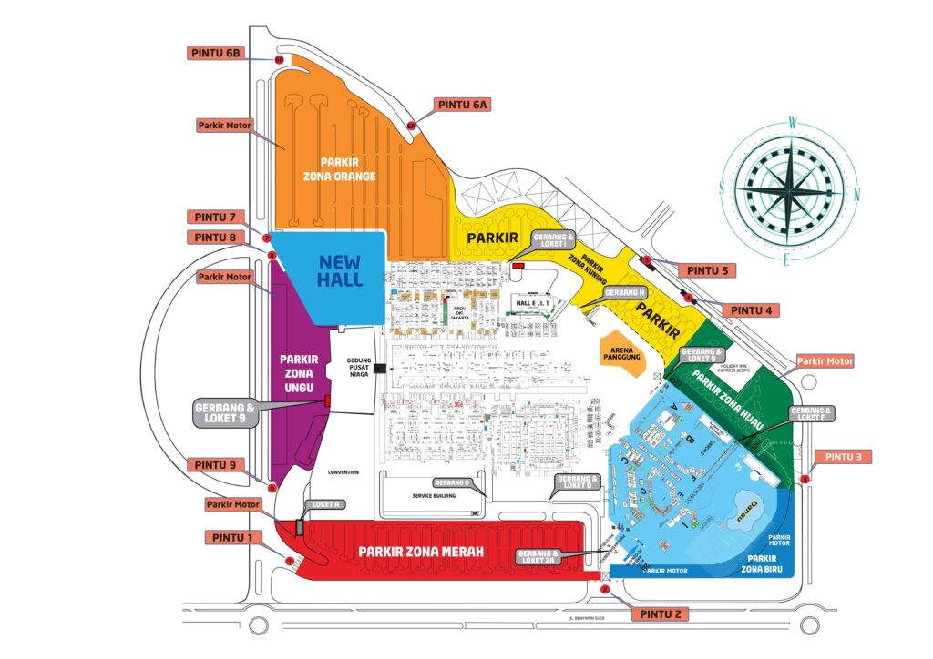 denah lokasi jakarta fair 2026