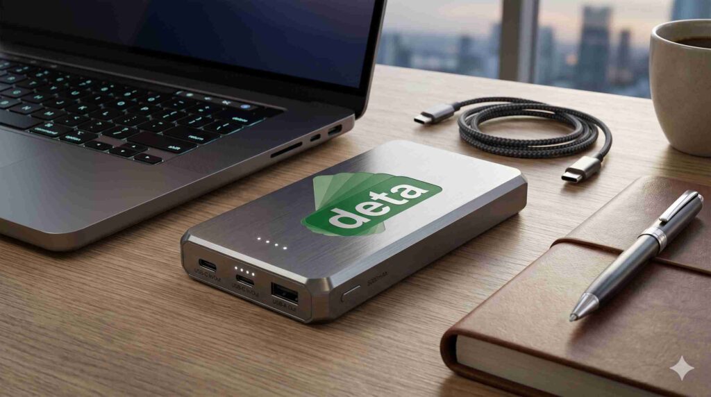 2 - Jasa Branding Powerbank Custom - Metal Series Berlapis Logam