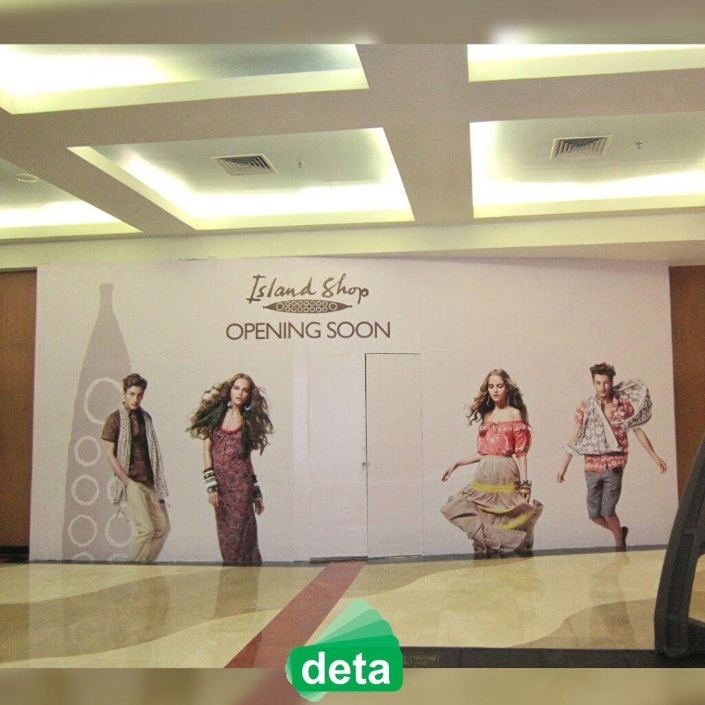 Jasa Pemasangan Hoarding by Deta - klien Island Shop