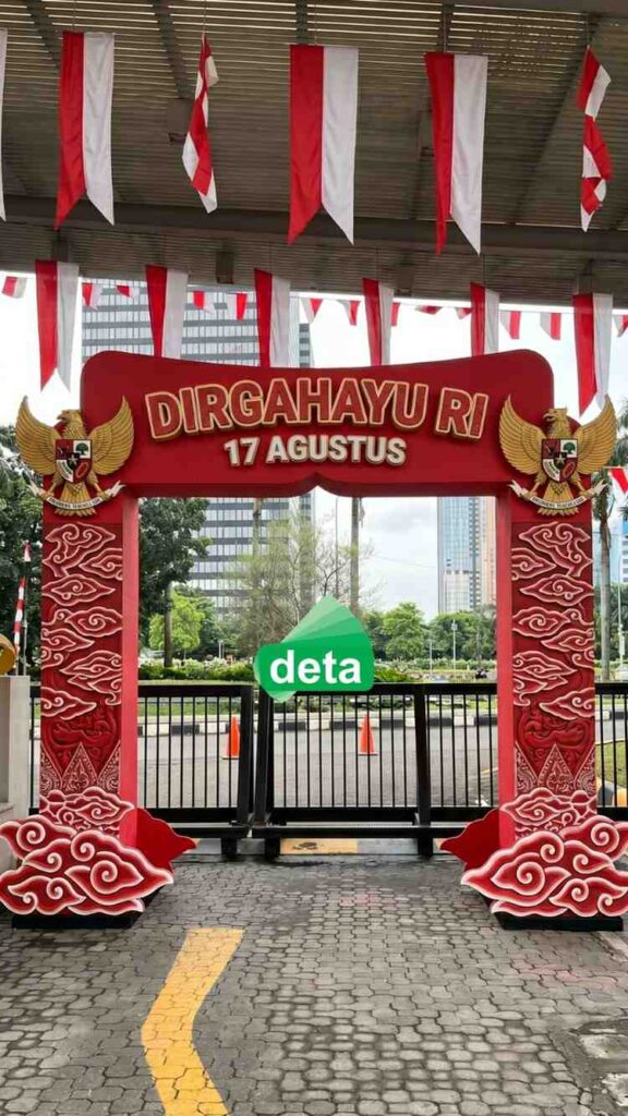 jasa dekorasi 17 agustus gate hari kemerdekaan tema garuda