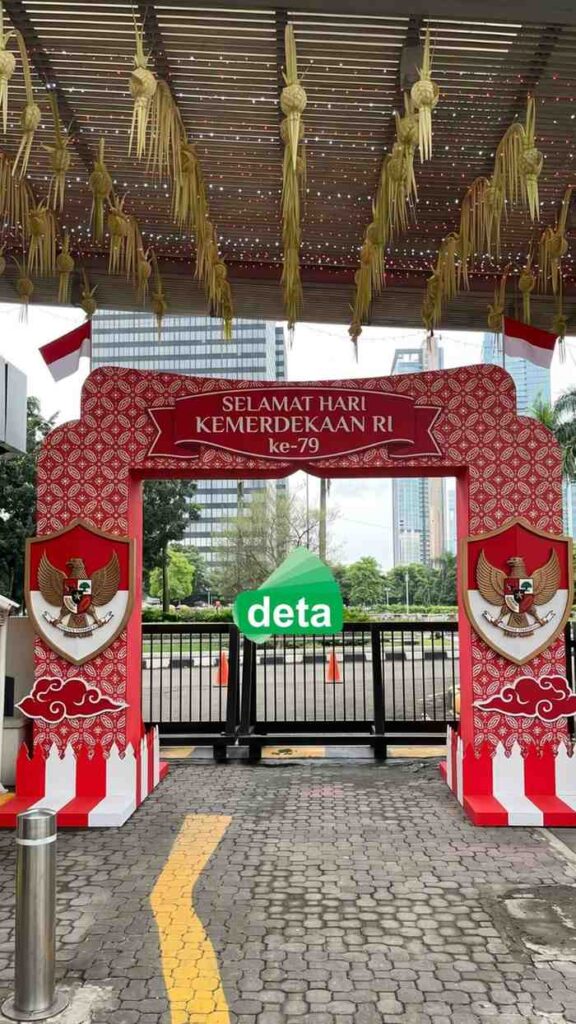 jasa dekorasi 17 agustus gate hari kemerdekaan tema pancasila