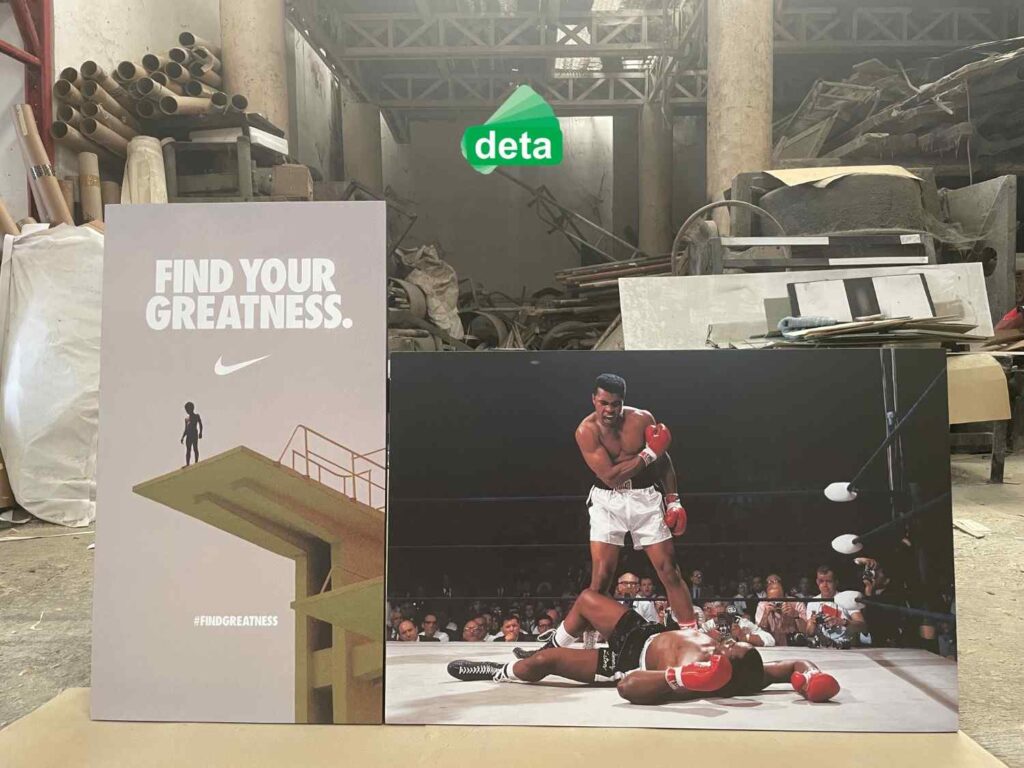 Beli Poster Kayu Custom Premium BlacknSquare - foto iconic muhammad ali