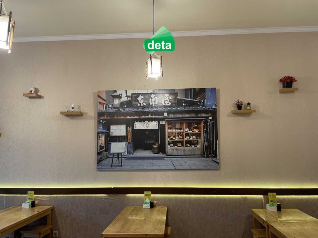 Beli Poster Kayu Custom Premium BlacknSquare - gambar toko di jepang untuk resto sushigan