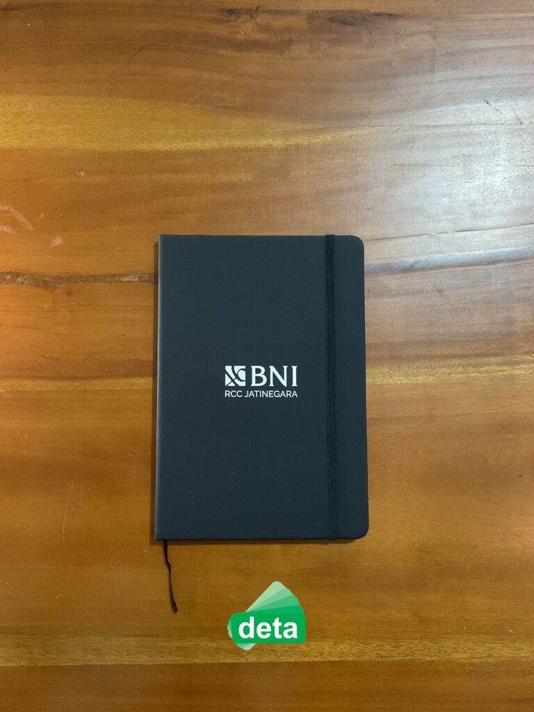Jasa pembuatan merchandise bni by deta - notebook custom