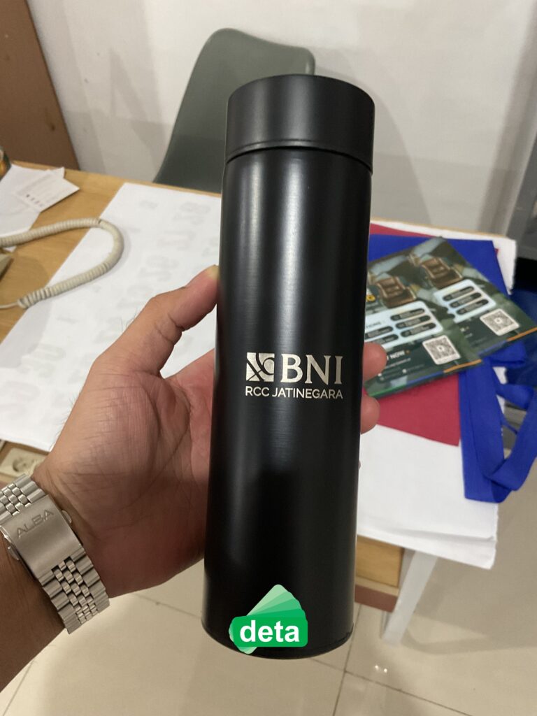 Jasa pembuatan merchandise bni by deta - tumbler custom