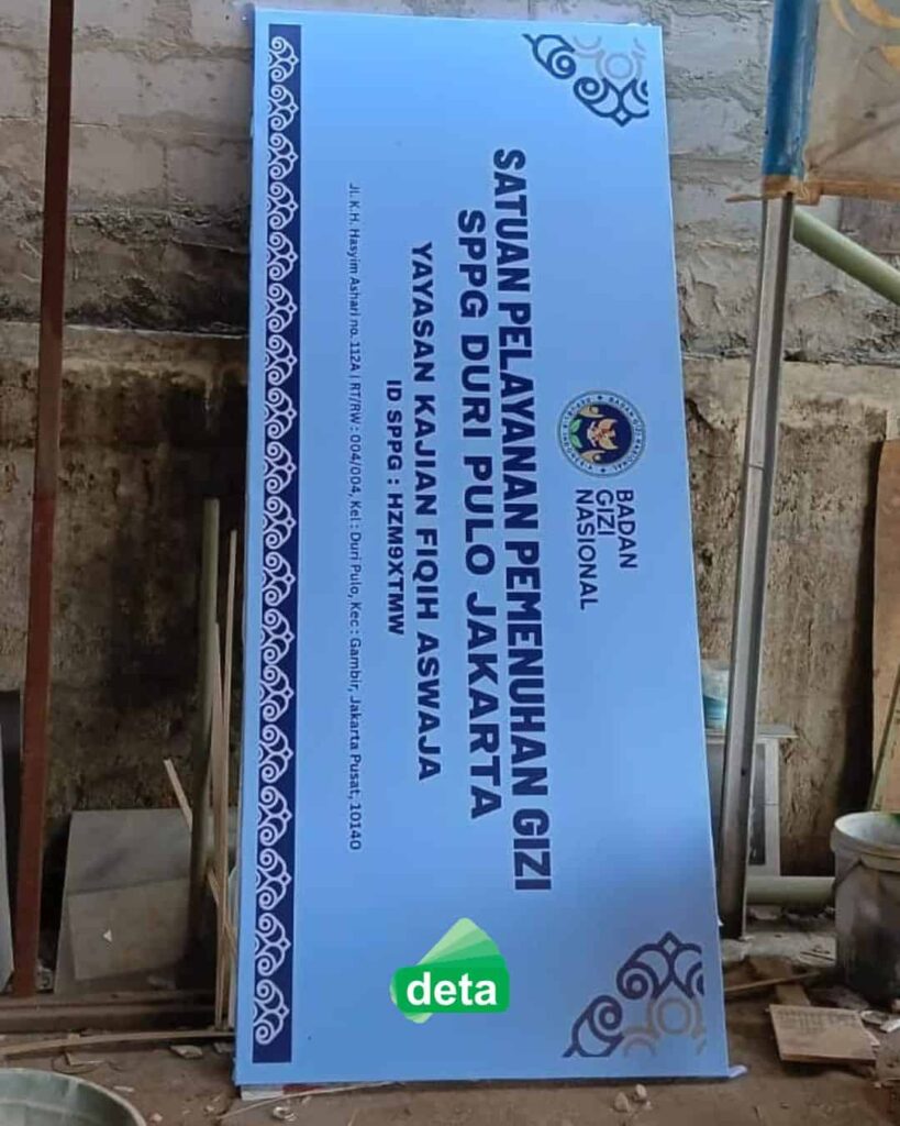 Jasa pembuatan panako by deta - SPPG duri pulo saat di workshop