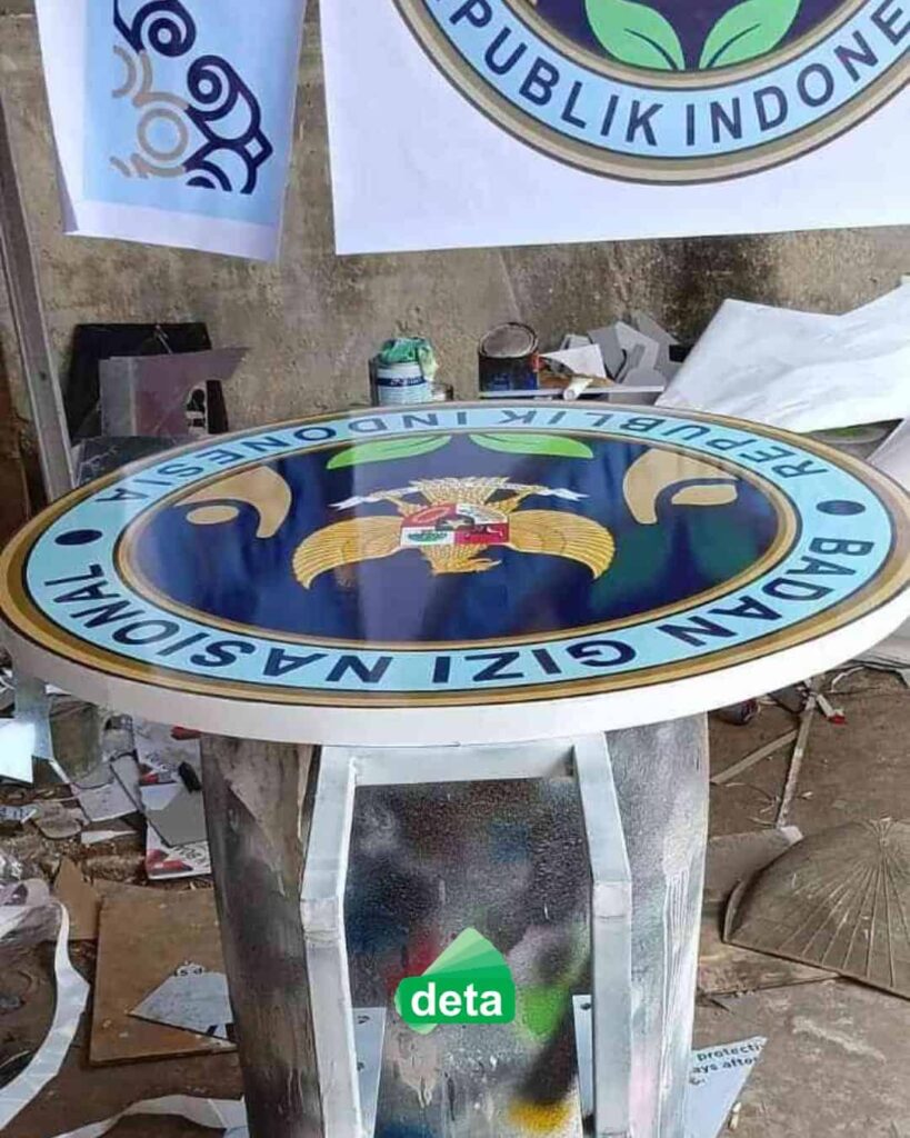 Jasa pembuatan panako logo by deta - SPPG duri pulo saat di workshop