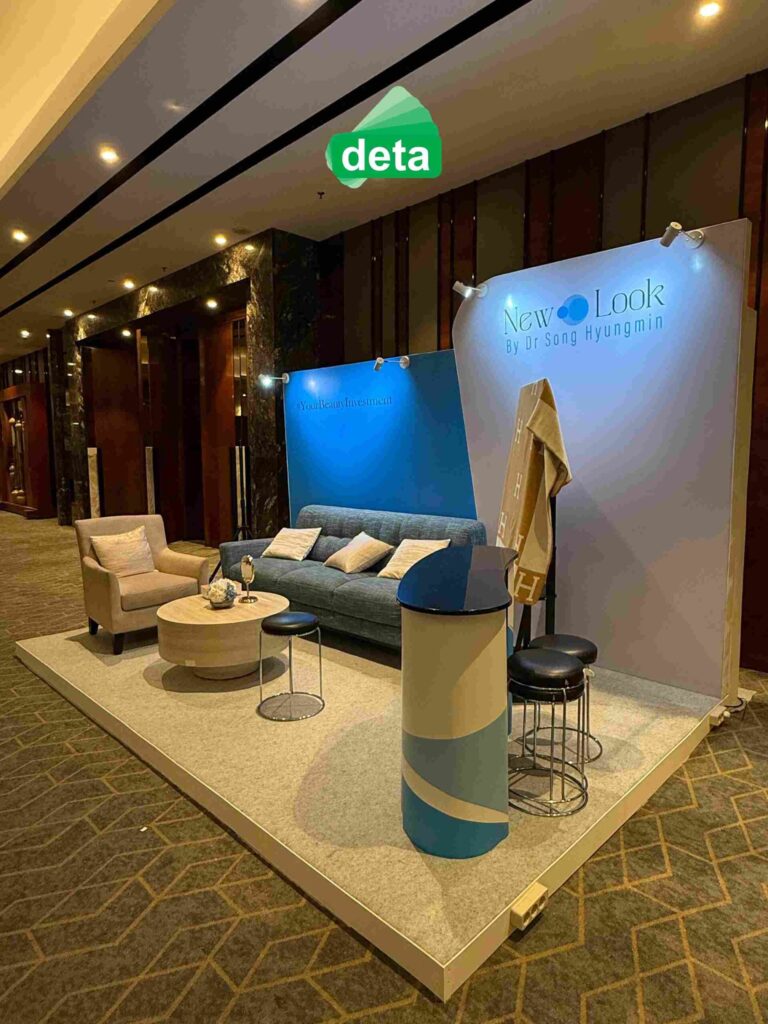 jasa pembuatan backdrop by deta untuk new look - tampak samping