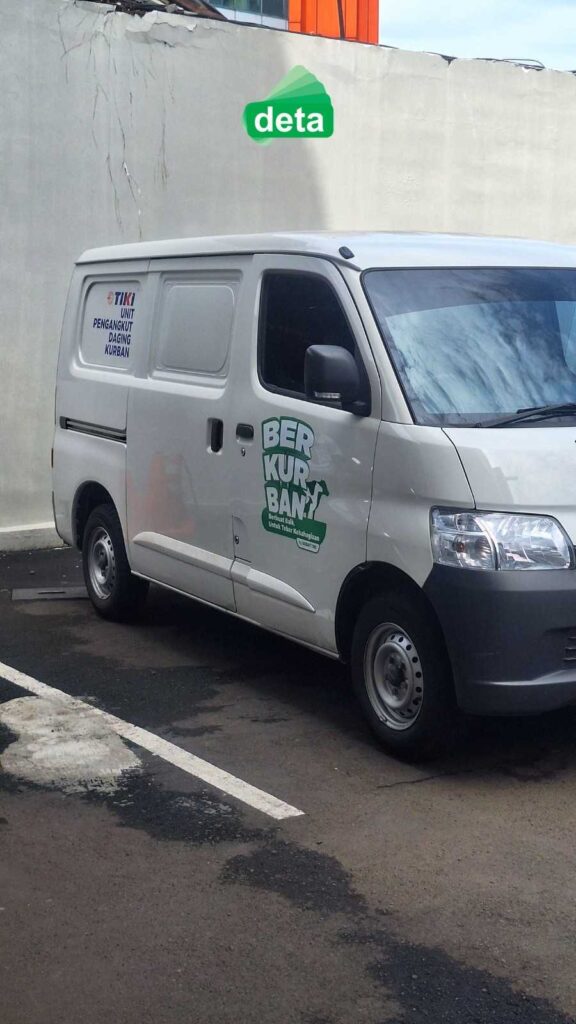 jasa car branding by deta - tiki branding armada hasil akhir