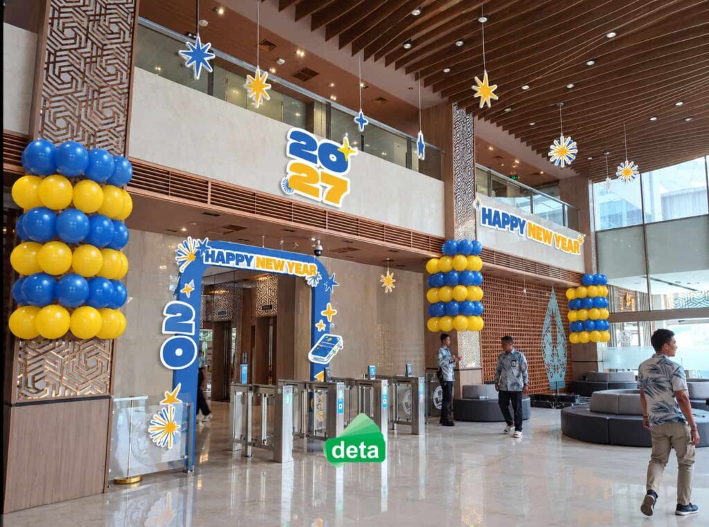 Jasa Dekorasi Natal dan Tahun Baru by Deta - Dekorasi Lobi Gedung & Kantor Komersial